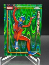 2026 Topps Chrome Marvel Spider-Boy #160 Green Raywave Refractor 85 /99