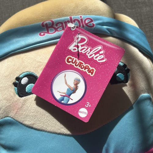 Barbie Plush/Pillow 2023 Cuutopia Pink Blue Workout Suit NEW With Tags 13” - Picture 2 of 4