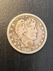 1916 D Barber Quarter - 90% silver 25c