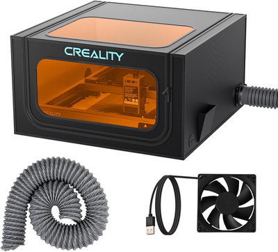 Laser Engraver Enclosure 2.0 with Vent & Eye Protection, Noise Isolation