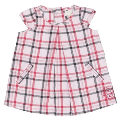 Claire, Kleid, Größe: 56, Pink/Rot/Schwarz, Polyester/Viskose, Karo #BuQ