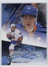 2023-24 Upper Deck SP Game Used Auto Anders Lee #59 Auto 1mz4