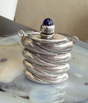 Sterling Silver Perfum Bottle Pendant Scrap Or Wear