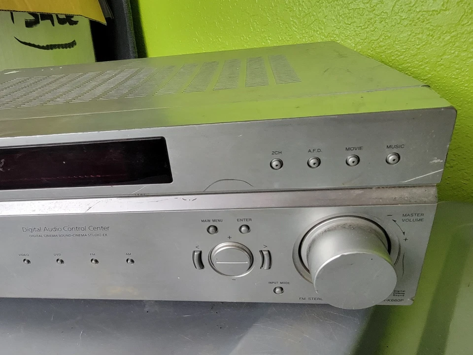 * Sony STR-K660P 5.1-Channel 350W AV Receiver AM/FM Untested For Parts Only - Image 4 of 4