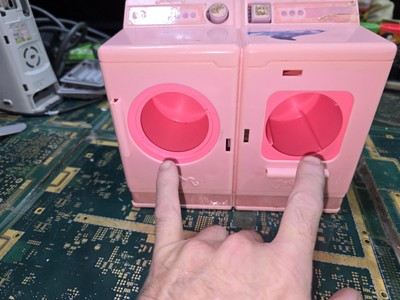 #ad Barbie 1990 Washer amp; Dryer Pink Vintage Mattel Does Not Work Missing Worn READ $28.00