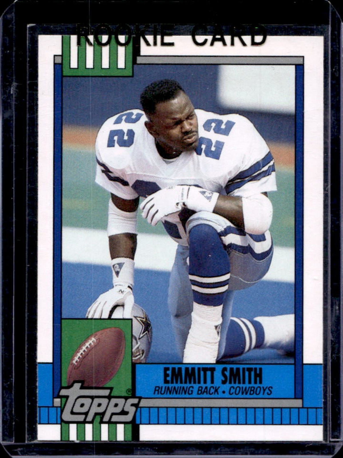 1990 Topps Traded Emmitt Smith Rookie RC #27T Cowboys