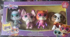 DISNEY JR. SUPER KITTIES 4 PIECE PLUSH COLLECTOR SET NEW