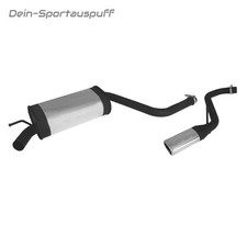 Remus Edelstahl Sportauspuff für Kia Ceed 1 1.6l CRDi 102x68mm flachoval gerollt