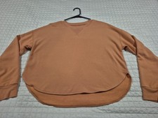 Lou Grey Signaturesoft Plush Women's Pullover Size M Salmon