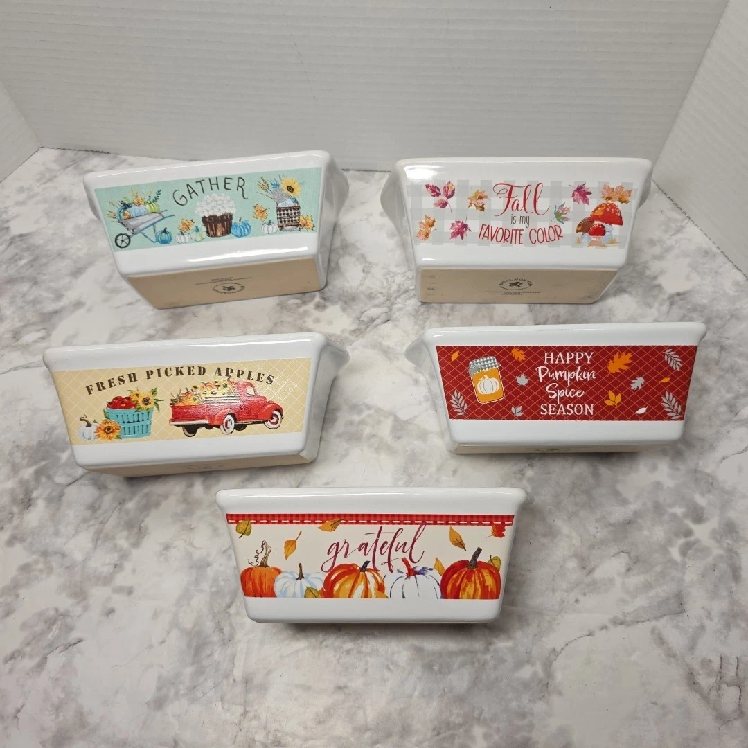 Royal Norfolk Harvest Mini Bread Loaf Pans Holidays Fall Gathering Set Of 5
Opens in a new window or