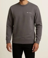 Columbia Men's Hart Mountain II Crewneck Sweatshirt - City Grey - Size MED - New