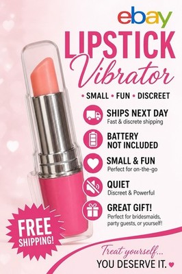 Personal mini- Lipstick Vibrator AAA Battery Not Inc., PINK, Purple, Red & Black
