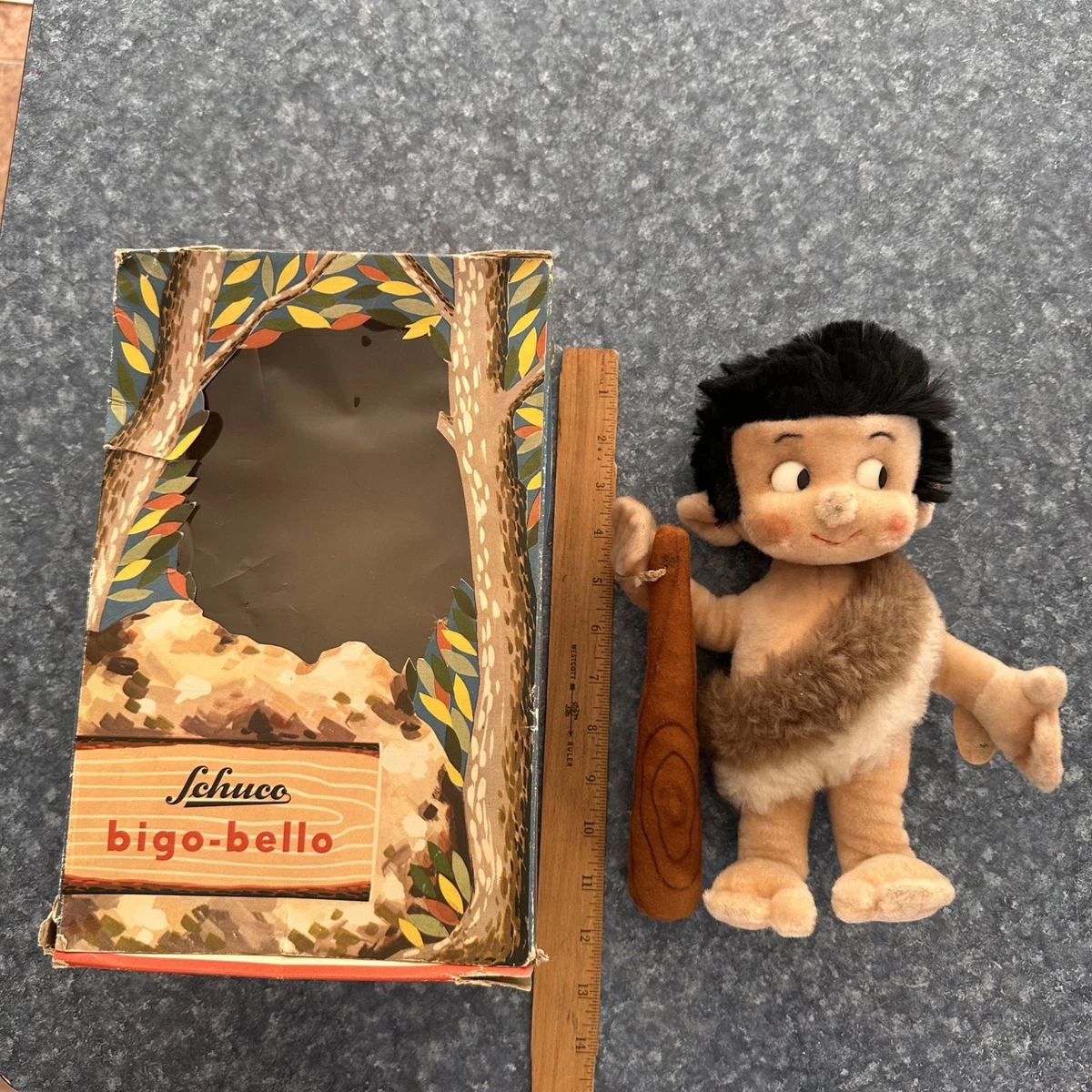Schuco 1966 Bigo-Bello Parlo テディベア 約30cm Schuco Bigo Bello Bunny Rabbit Germany With Label 1950s-1960s, 12