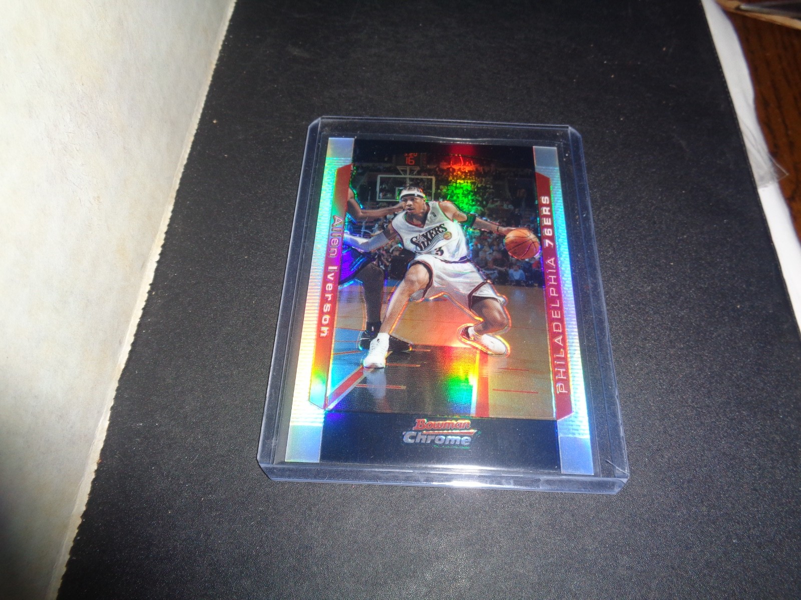Allen Iverson 2004-05 Bowman Chrome REFRACTOR SSP/300! RARE! 76ERS LEGEND!