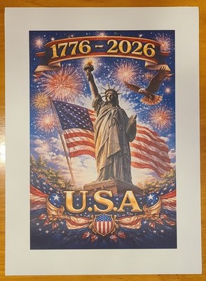 COMMEMORATIVE ART PRINT AMERICA 250