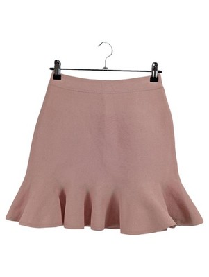 May by Shining Star A-Linienrock Damen Rosa Gr. 36 S Minirock Rüschen