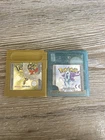 Pokemon Crystal and Gold Version (Nintendo Game Boy Color, 2000) - New Battery