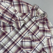 Vintage ROPER Plaid Pearl Snap Western Cowboy Rodeo Shirt MT Medium Tall