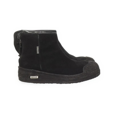 Bally, Boots, Größe: 38, Schwarz, Wildleder, Damen #zR7