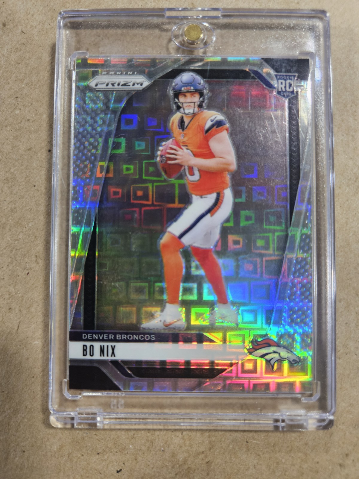 Panini Prizm 2024 Bo Nix #309 Pandora Prizm RC /400 Denver Broncos
