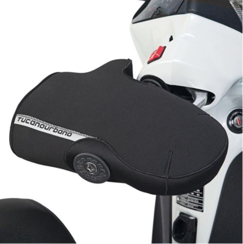 Tucano Urbano Black Hand Muffs Grip Cover Fits Piaggio MP3 310 (2025)