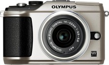 USED OLYMPUS PEN E-PL2 14 42mm Lens Set GOLD