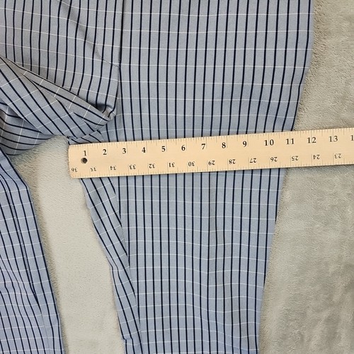 Theory Pants Womens Size 6 Blue Plaid Classic Skinny Ankle Pant Stretch Viscose - Picture 11 of 12