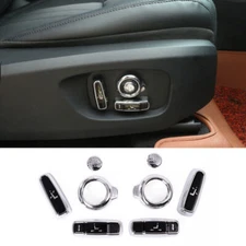 For Range Rover Evoque 2016-19 Gloss Black Seat Adjust Handle Button Cover Trim