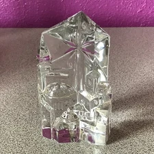 Gallery Originals 1984 Crystal Jerusalem Star of David Paperweight 5.5"