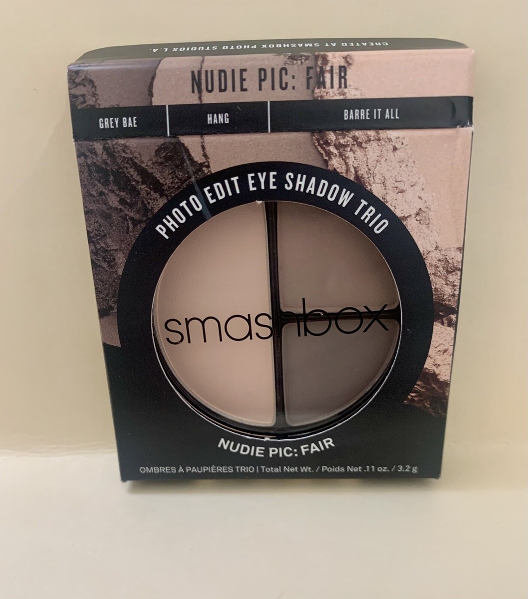 Smashbox Eyeshadow Trio - Nudie Pic: Fair ~Grey Bae, Hang, Barre 