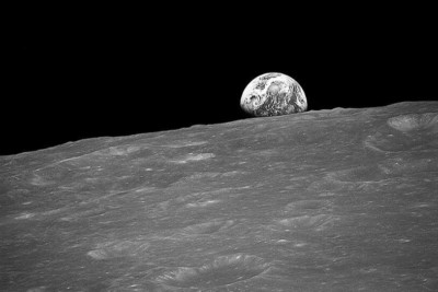 EARTHRISE APOLLO 8 MISSION NASA 4x6 FOTODRUCK