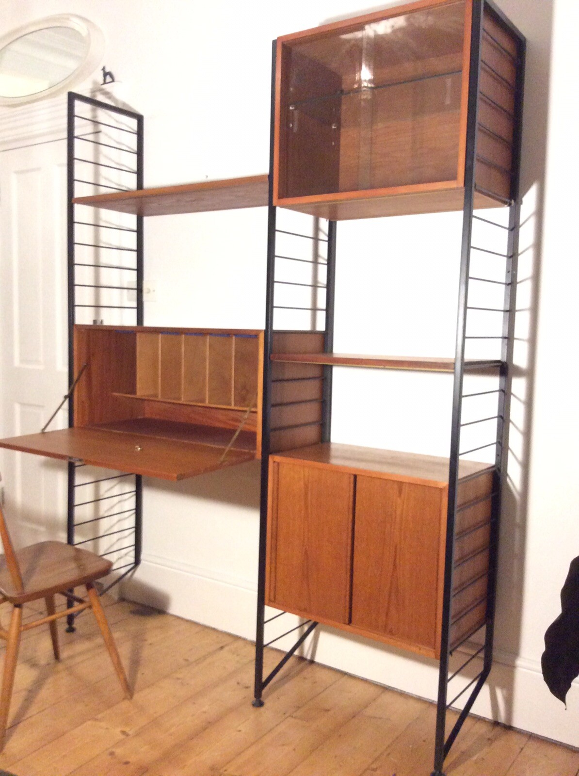 Ladderax 2 Bay Mid Century Vintage eBay