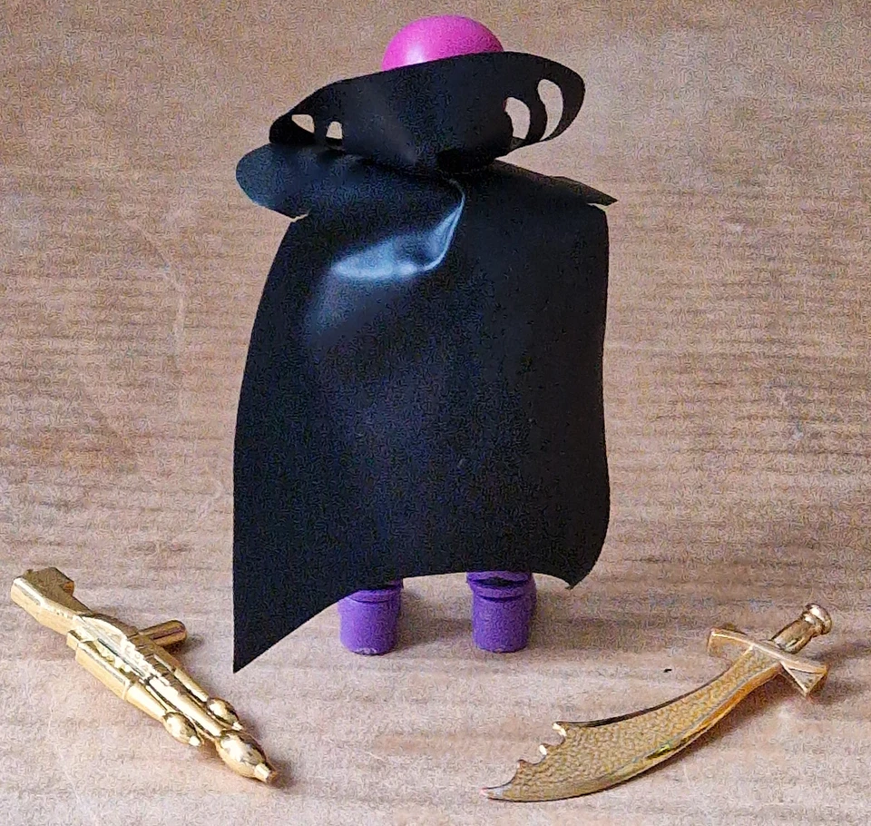 Vintage 80's Airgam Boys Super Diabolics Comics DR. DIABOLIC Bootleg  K/O Figure - Image 4 of 4