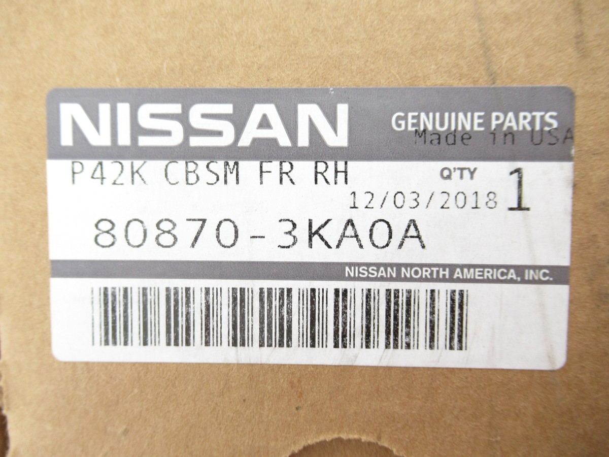 カーバー Genuine Nissan 80870-3KA0A Passenger R Front Lower Door Molding 13