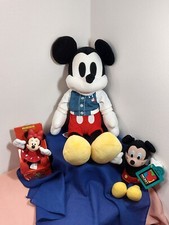 Lot of 3 Vintage 80s/90s Disney Mickey/Minnie Mouse Plush