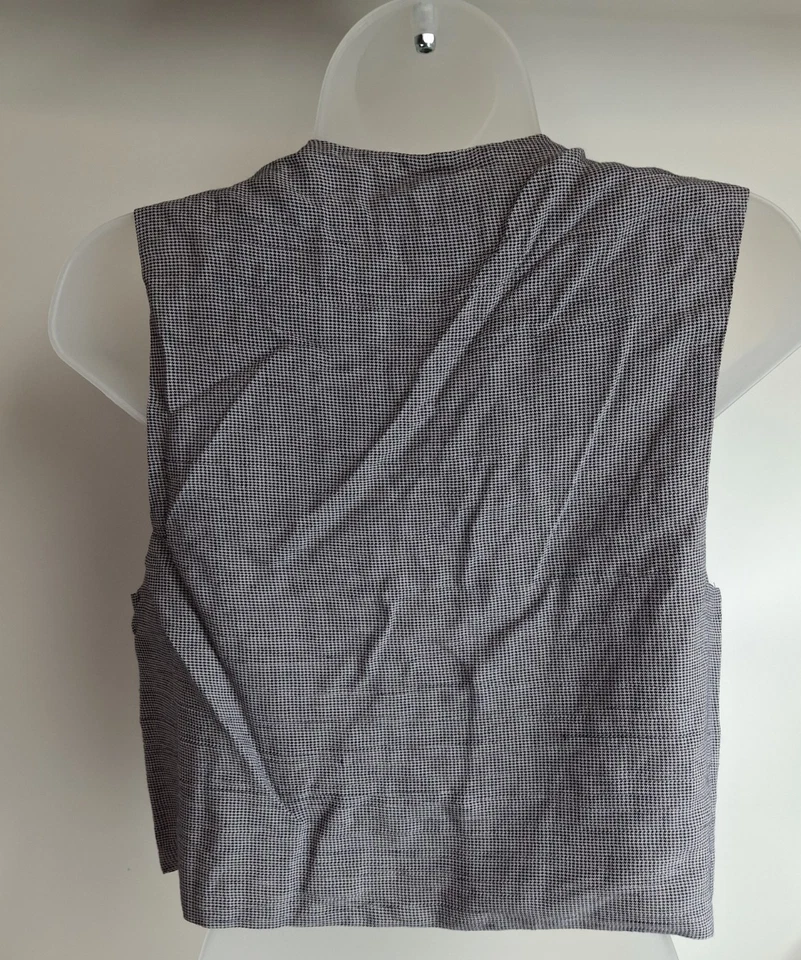 Express Compagnie Internationale 复古花卉刺绣背心 XS Cottagecore — 第 4/4 张图片