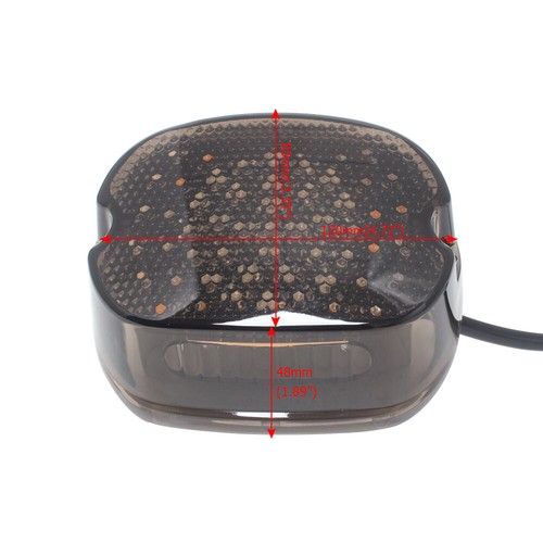 LED Rear Tail Light Brake Running Lamp For Harley Touring Sportster Street Glide - Picture 6 of 18