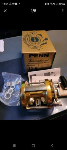 PENN VTG INTERNATIONAL  12H RARE BIG GAME REEL /FULLY BOXED/GREAT CONDITION - Photo 1/8