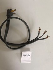 Range Oven Electric Power Cord 3 Prong Wire 40 Amp 4' Foot Heavy Duty