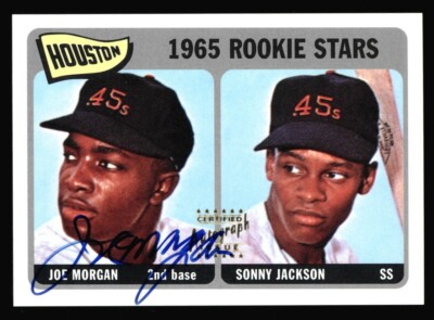 1998 Joe Morgan/Sonny Jackson Topps Stars JM Auto