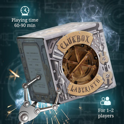 Cluebox - Cambridge Labyrinth - Escape Room Game - Puzzle Box - 3D Wooden Puz...