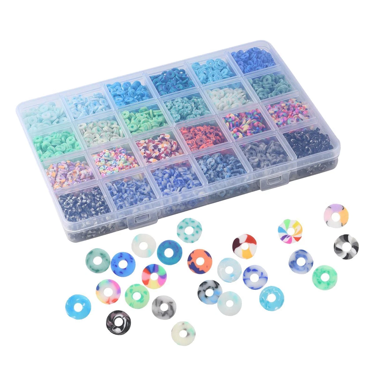 Clay spacer sale beads
