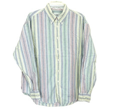 Unique Button Shirt Size Large Men's L/S Office Date Made in USA