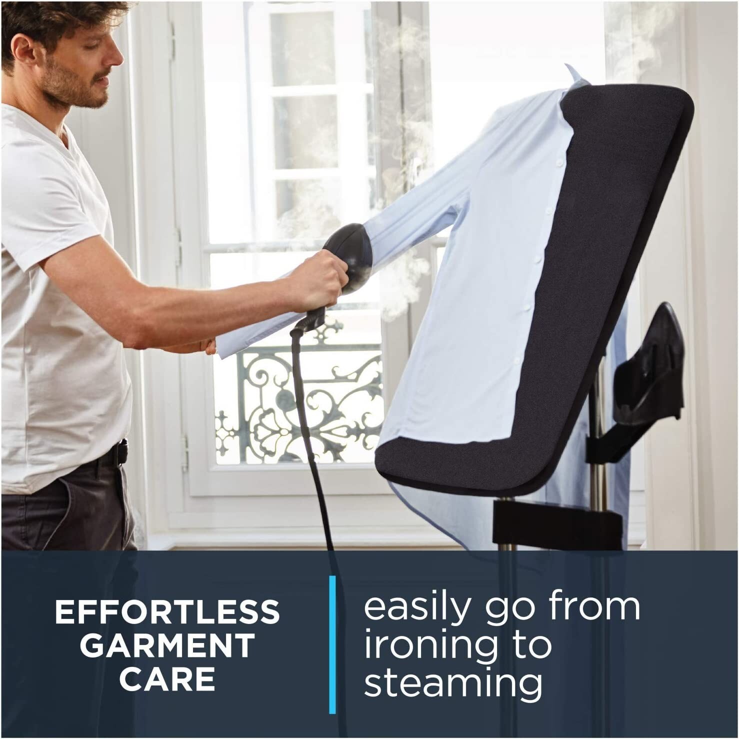 *BRAND NEW* ROWENTA IXEO ALL-IN-ONE IRON + STEAMER SOLUTION QR1020U1