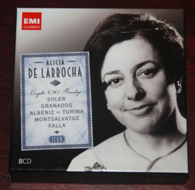 Alicia de Larrocha: Complete EMI Recordings, 8 CD set, Soler 