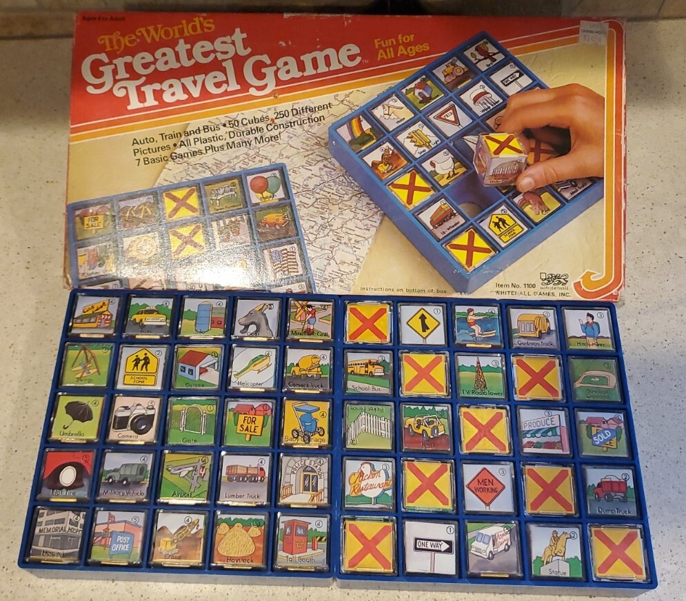 Vintage 1985 The World's Greatest Travel Game Board Game COMPLETE
