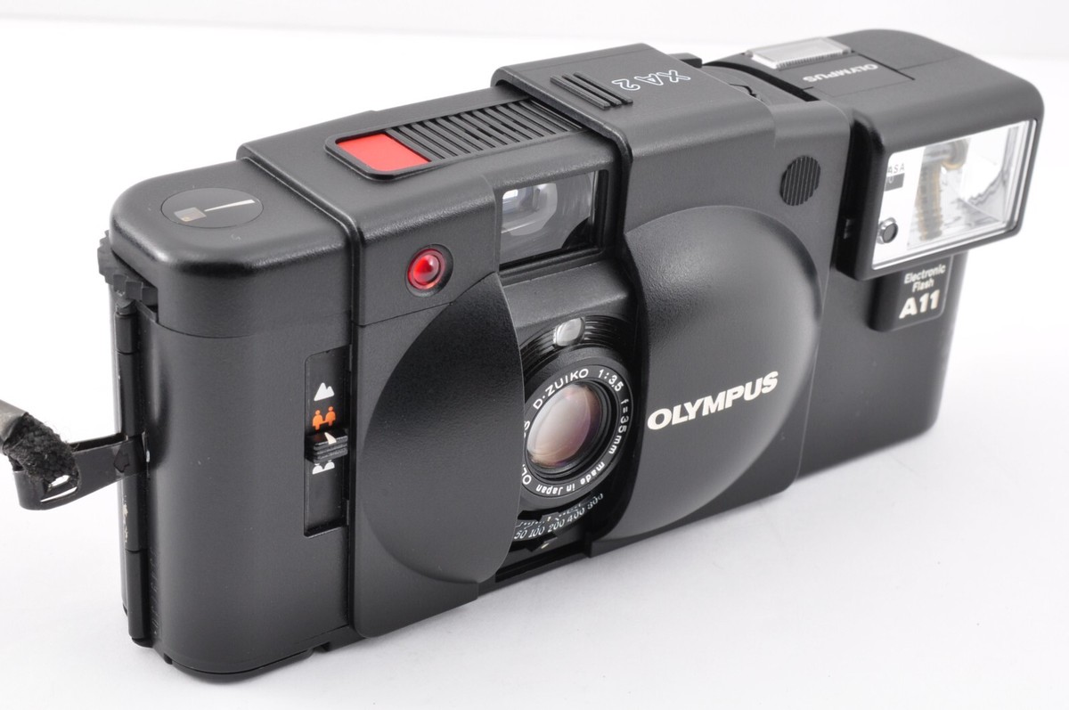 Mint Olympus XA 2 Rangefinder Film Camera + A11 Flash from
