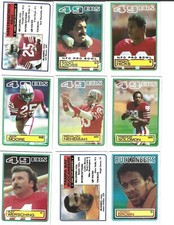 1983 Topps Football - complete your set 1-200