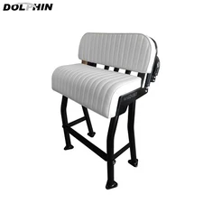 Dolphin Centre Console Pro2 T Top Black Coated Leaning Post Boat Seat  S 29in