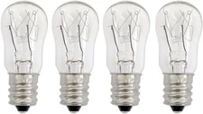 4-Pack Dryer Drum Replacement Bulbs, 120V/10W/E12 for GE & Hotpoint Dryers NEW